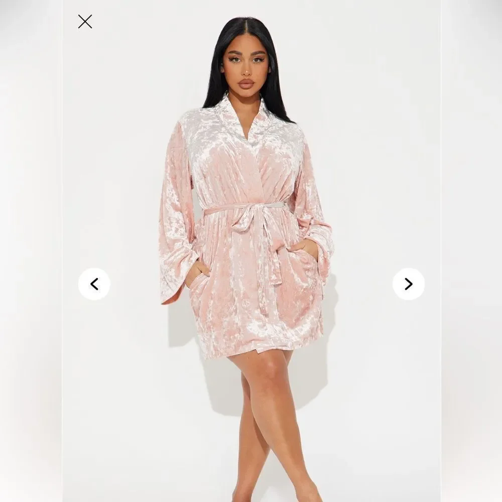 RACHEL VELVET LUXE PJ ROBE SET